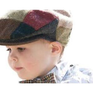 Hanna Hats of Donegal Vintage Patchwork Tweed Cap S